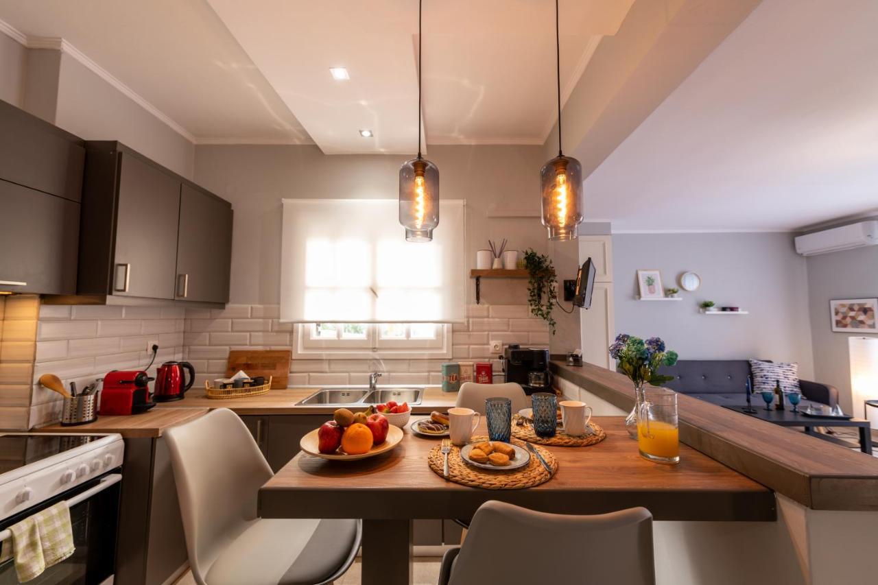 Casa Evi Corfu 1 Apartment Potamos  ภายนอก รูปภาพ